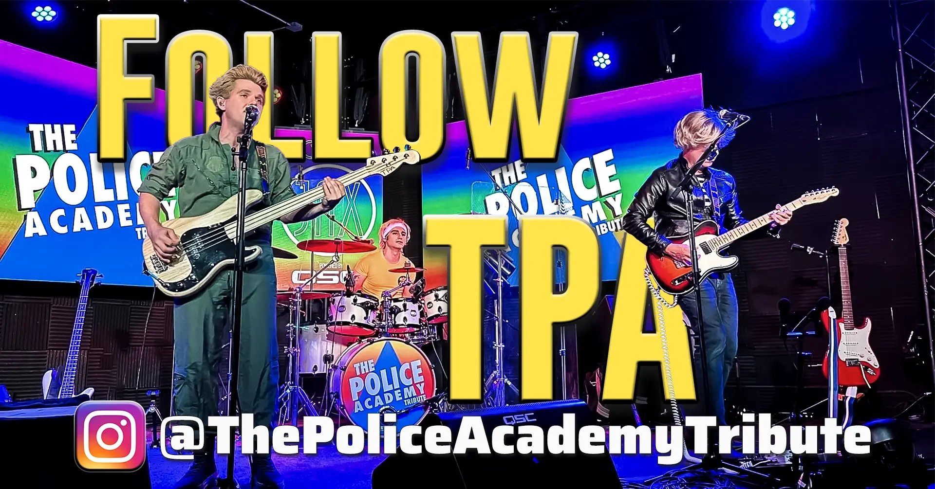 Follow The Police Academy Tribute on Instagram - @thepoliceacademytribute