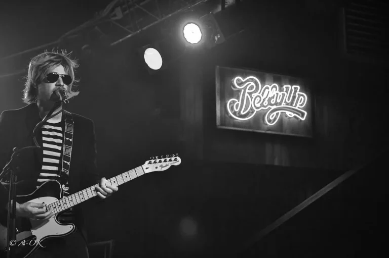 Christian Hernandez as Andy Summers performing at the Belly Up in Solana Beach, CA with The Police Academy Tribute.